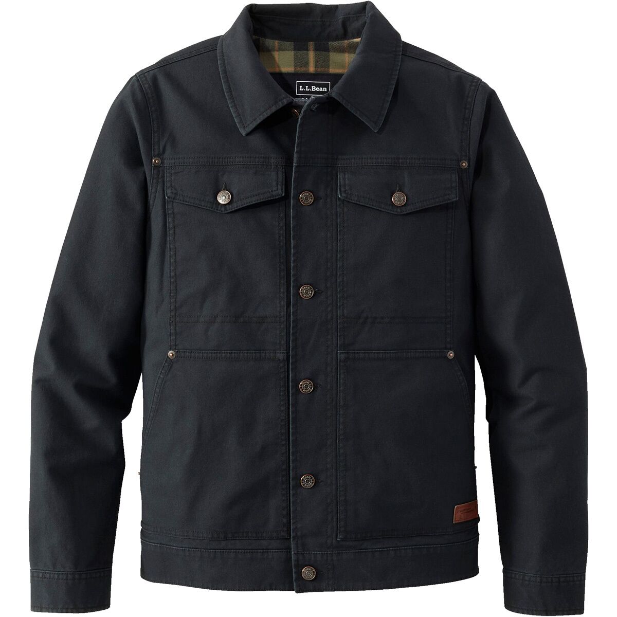 Image of L.L.Bean BeanFlex Utility Trucker Regular Jacket - Men's Black, L
