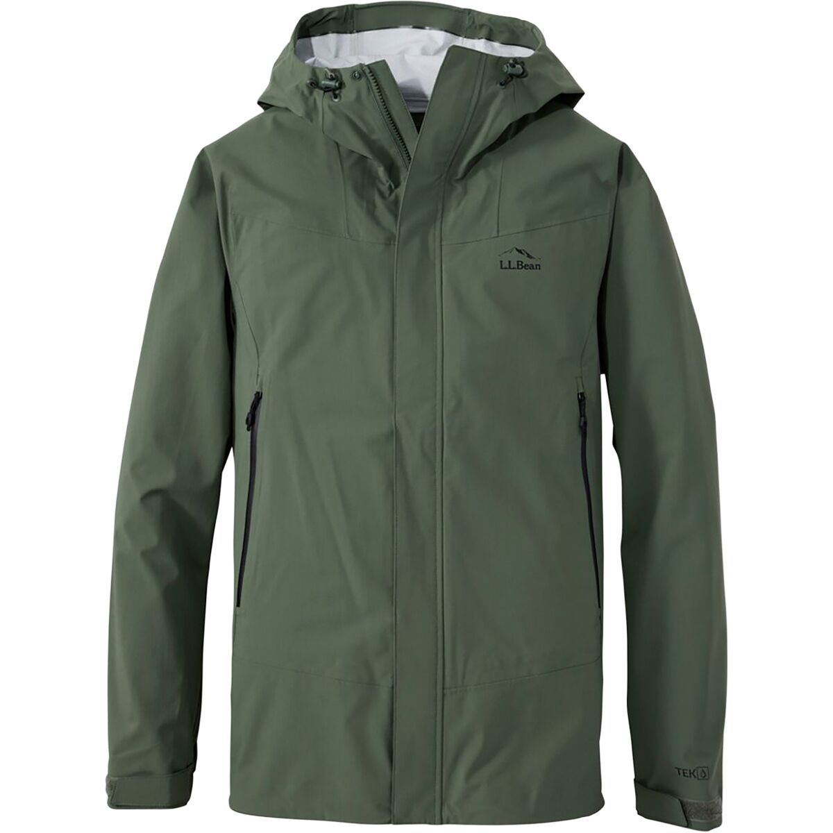Image of L.L.Bean Cresta Stretch Regular Rain Jacket - Men's Thyme, M
