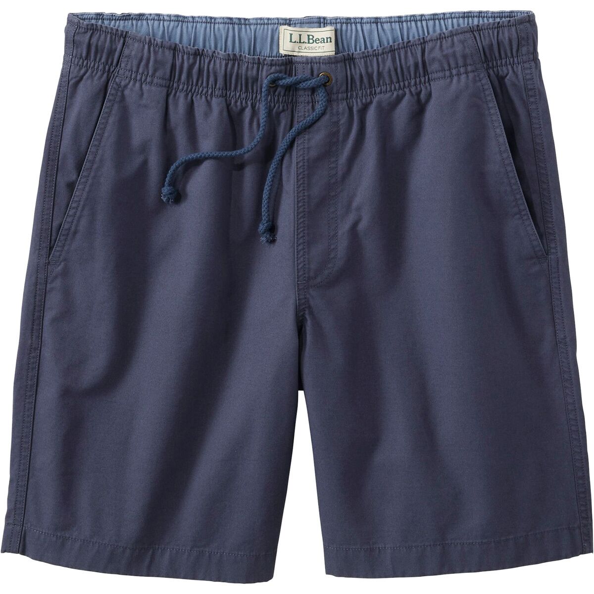 Image of L.L.Bean Dock 8in Short - Men's Carbon Navy, L