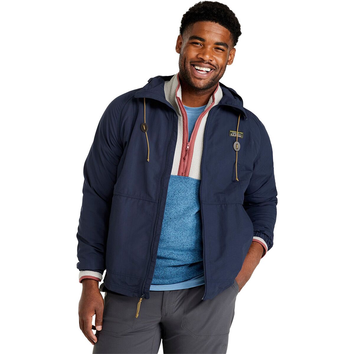 Image of L.L.Bean Mountain Classic Full-Zip Regular Jacket - Men's Nautical Navy, S