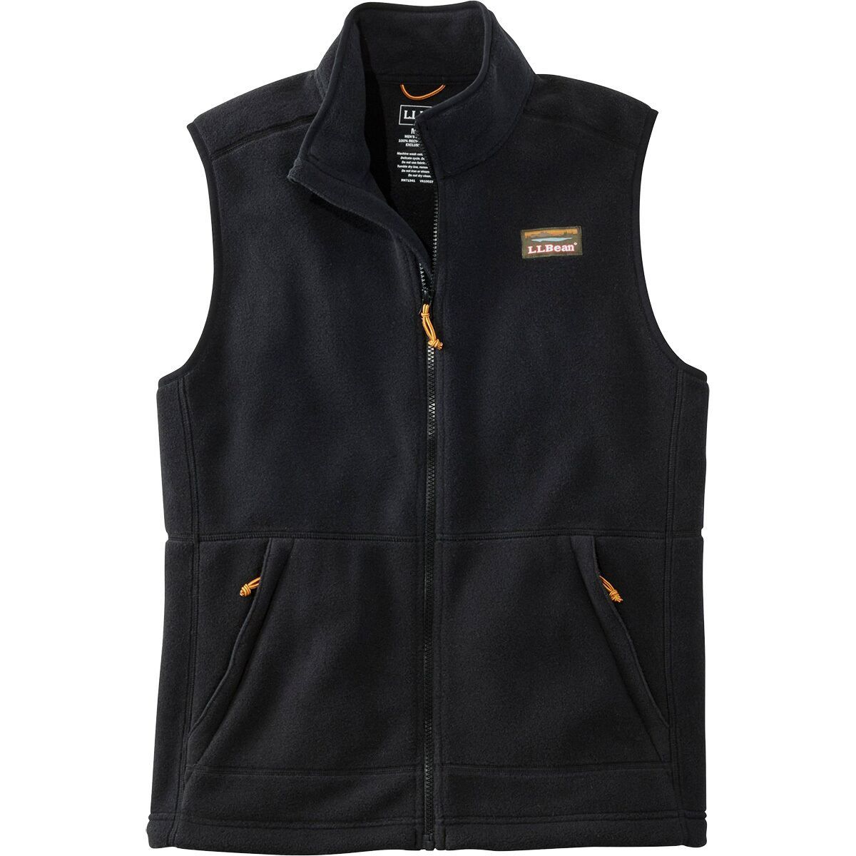 Image of L.L.Bean Mountain Classic Regular Fleece Vest - Men's Black, M