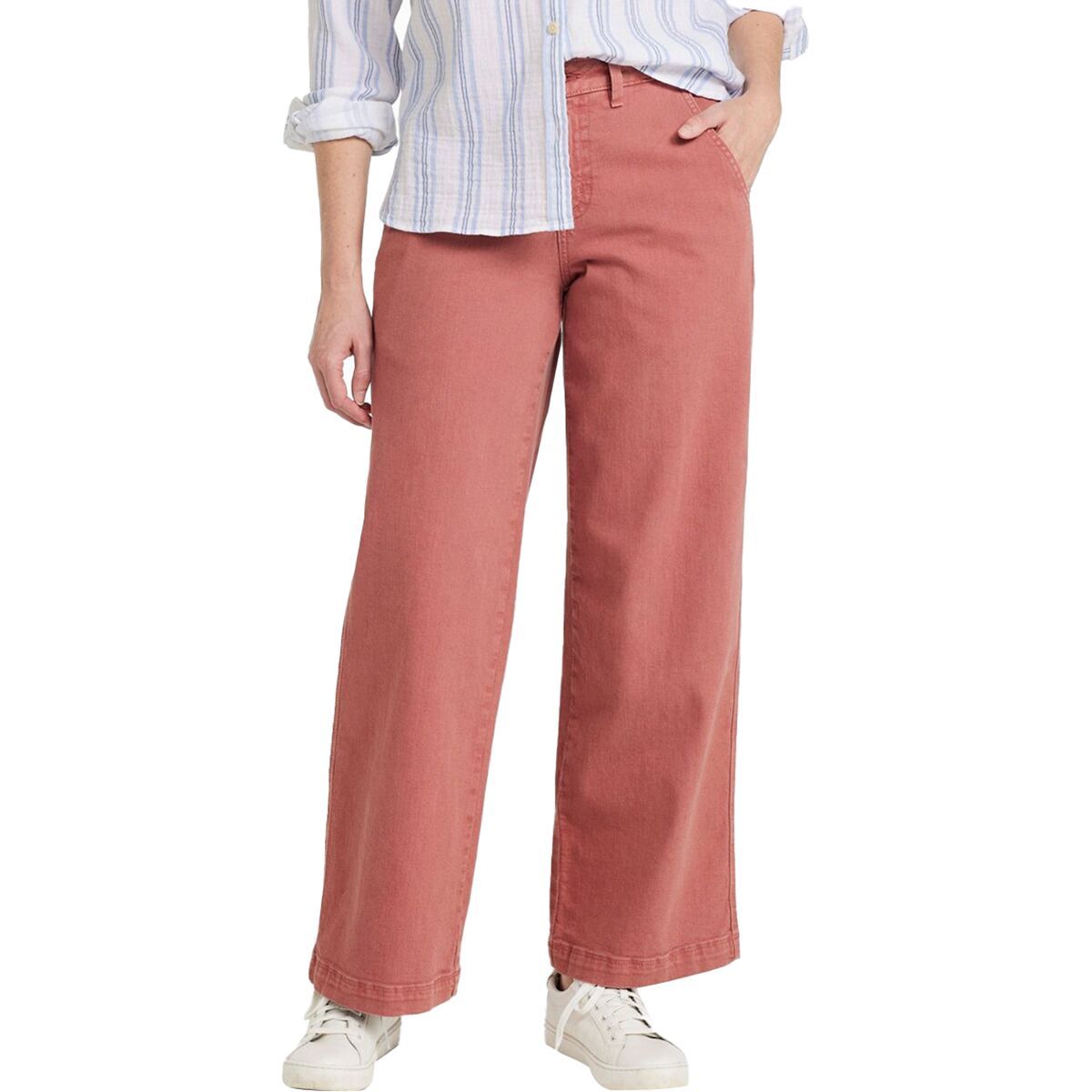 Image of L.L.Bean 207 Vintage High-Rise Wide Leg Colors Jean - Women's Canyon Rose, 6/Reg