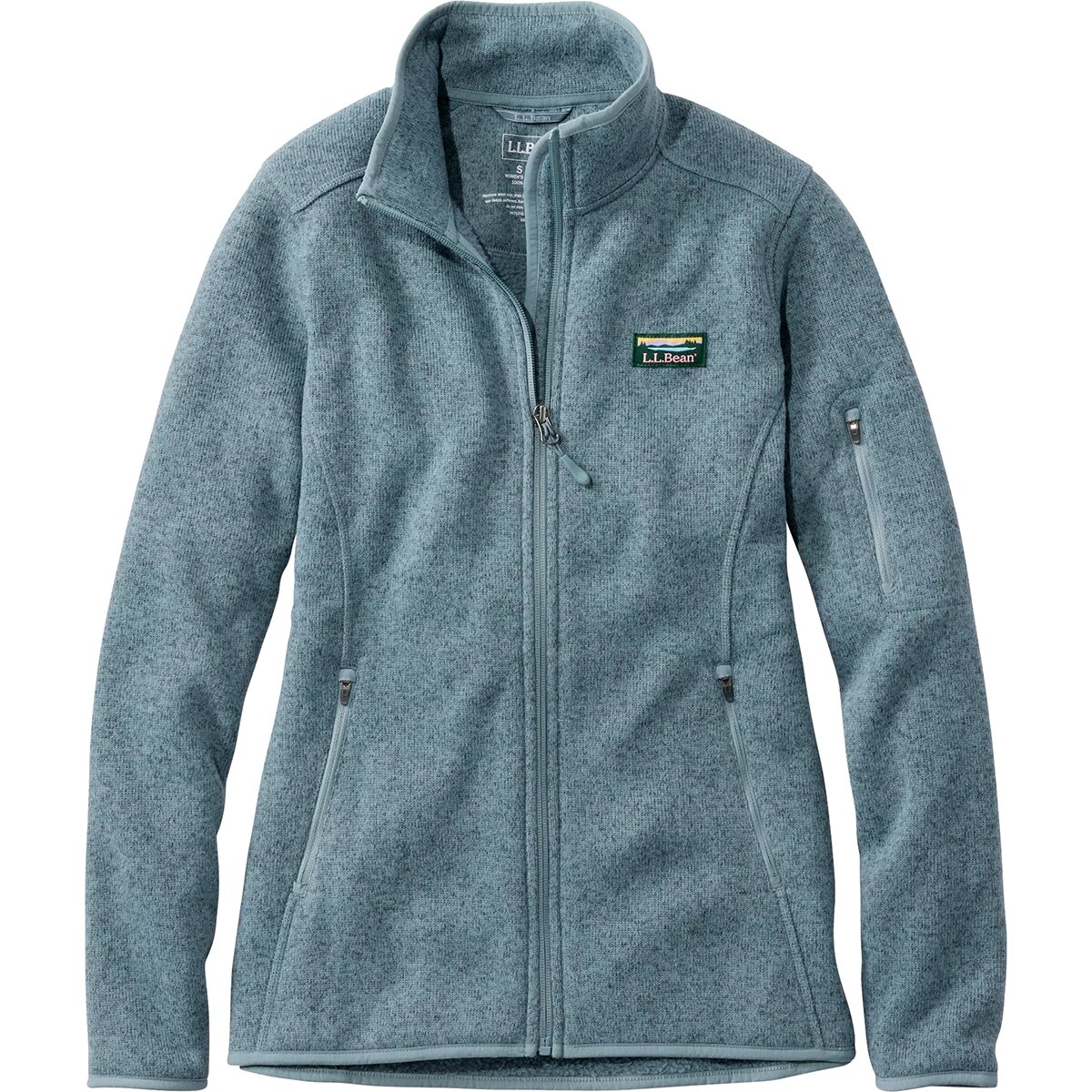 Image of L.L.Bean Bean's Sweater Fleece Full-Zip Jacket - Women's Forest Gray, M