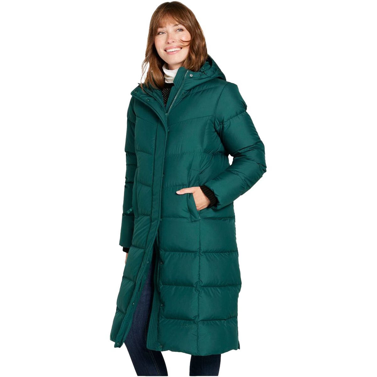 Image of L.L.Bean Popham Puffer Coat - Women's Dark Pine, XS