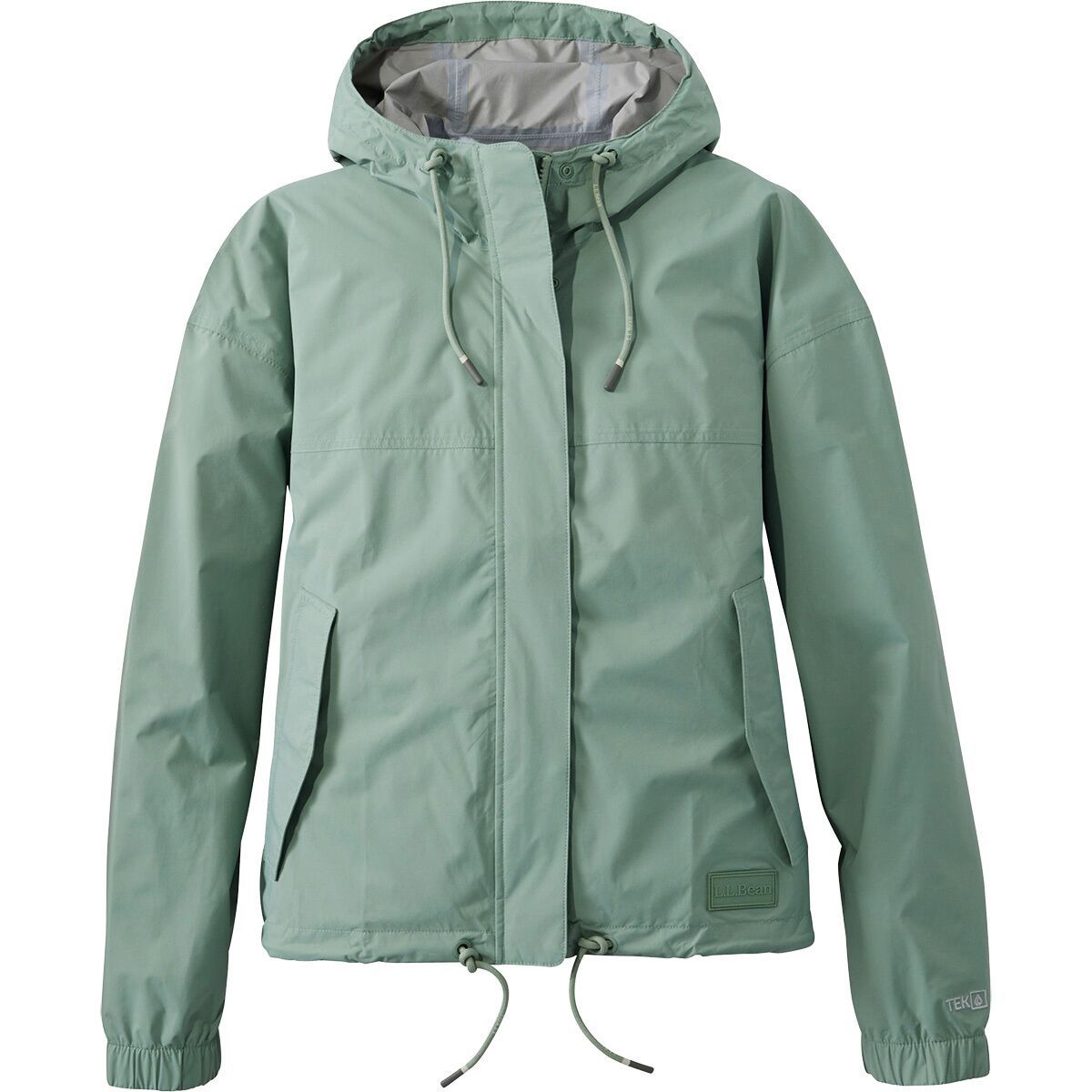 Image of L.L.Bean Wharf Street Rain Jacket - Women's Faded Sage, XS