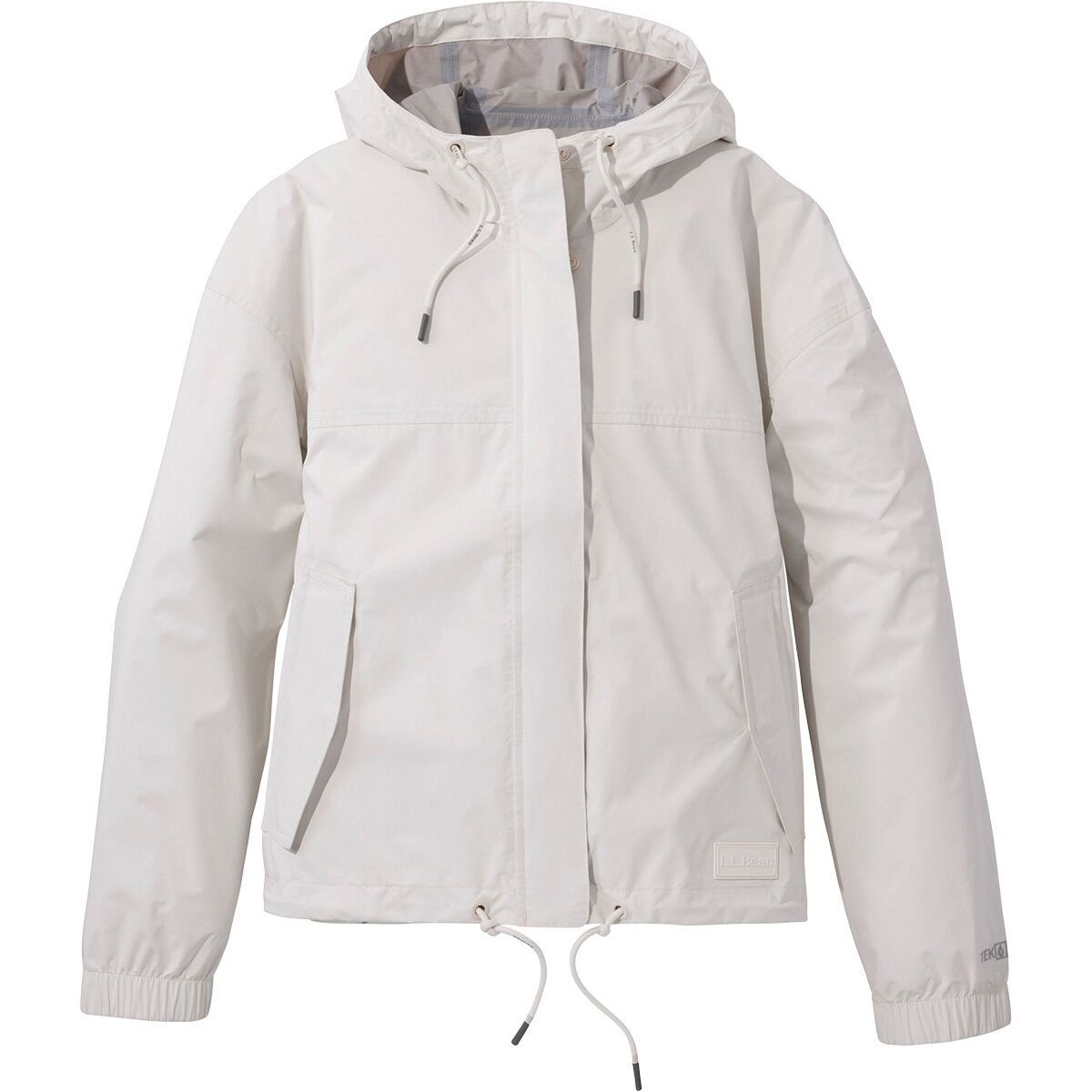 Image of L.L.Bean Wharf Street Rain Jacket - Women's Paperwhite, M