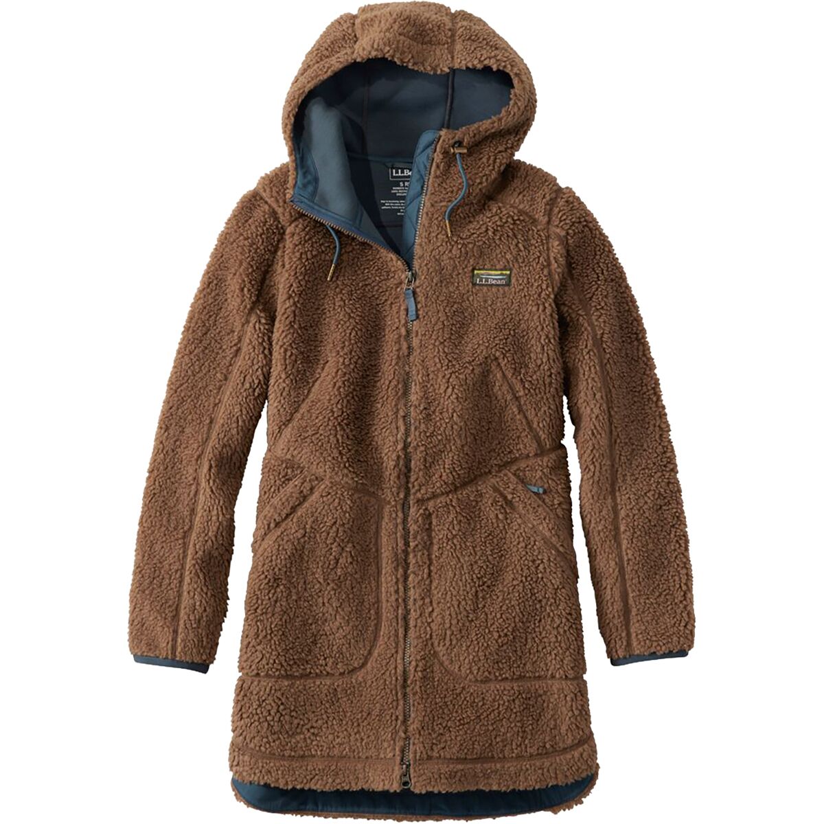 Image of L.L.Bean Mountain Pile Fleece Coat - Women's Soft Khaki, L