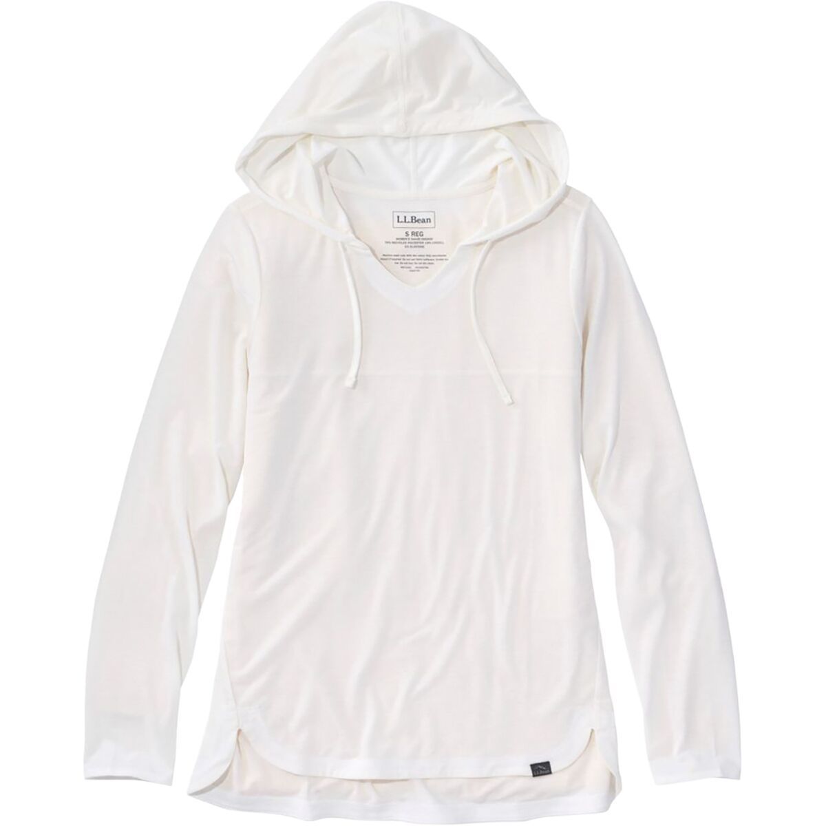 Image of L.L.Bean Everyday SunSmart Hoodie - Women's Sea Salt, XS