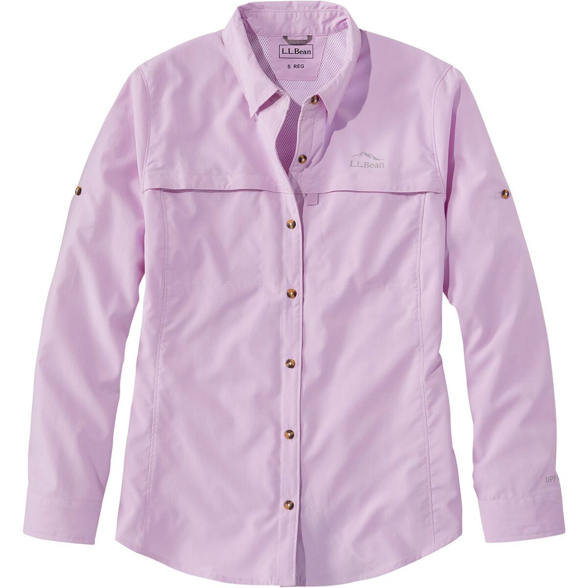 Image of L.L.Bean Tropicwear Regular Long-Sleeve Shirt - Women's Mountain Lilac, XS