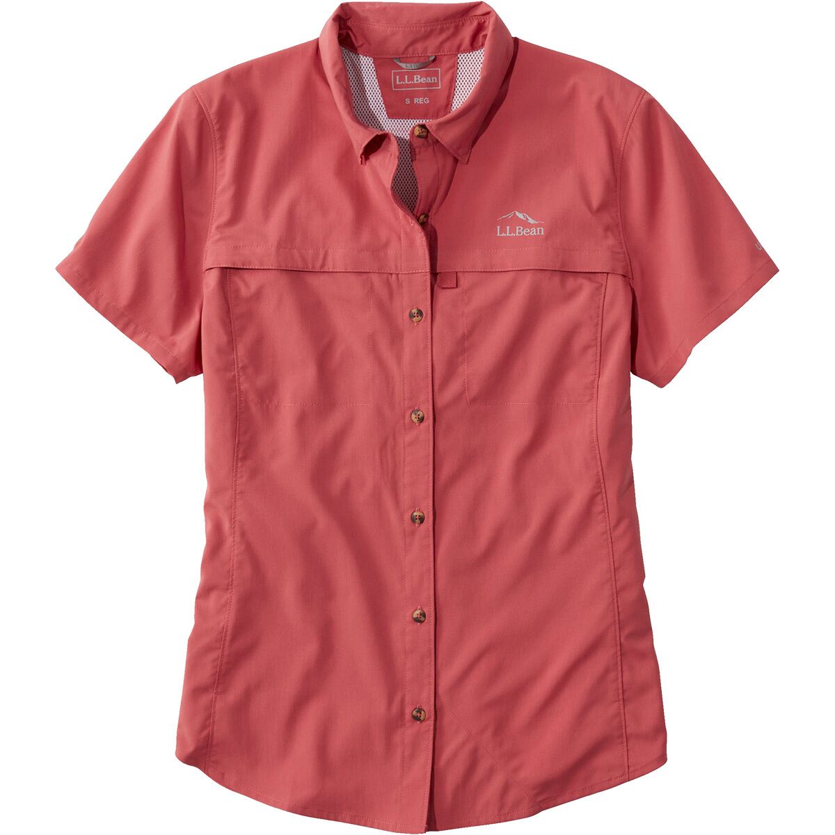 Image of L.L.Bean Tropicwear Regular Short-Sleeve - Women's Rhubarb, L