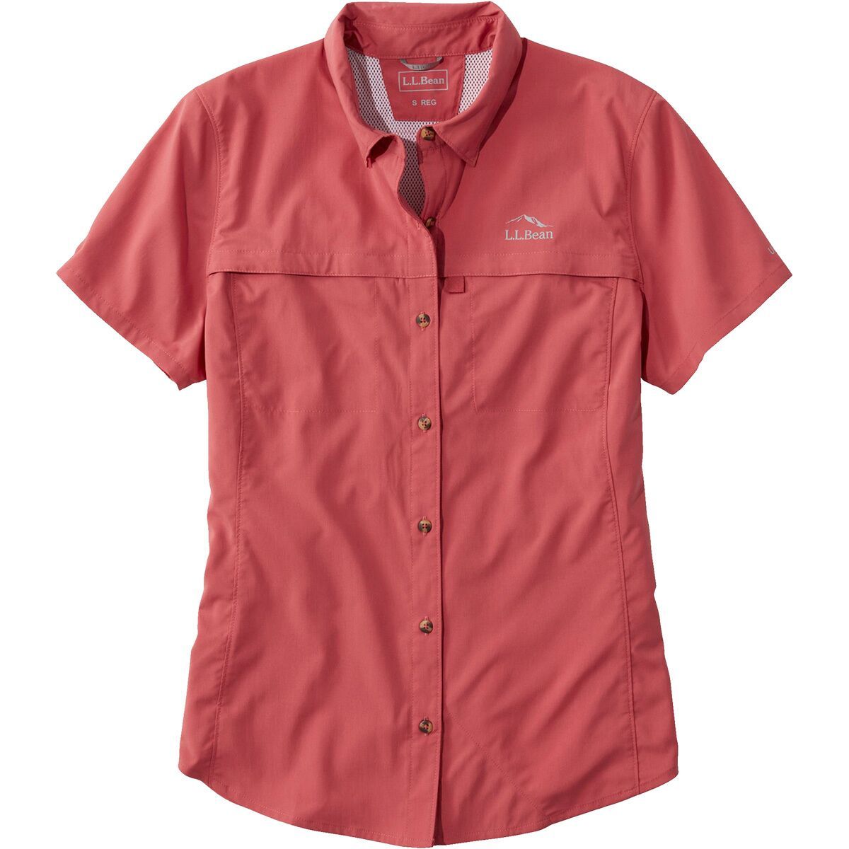Image of L.L.Bean Tropicwear Regular Short-Sleeve - Women's Rhubarb, L