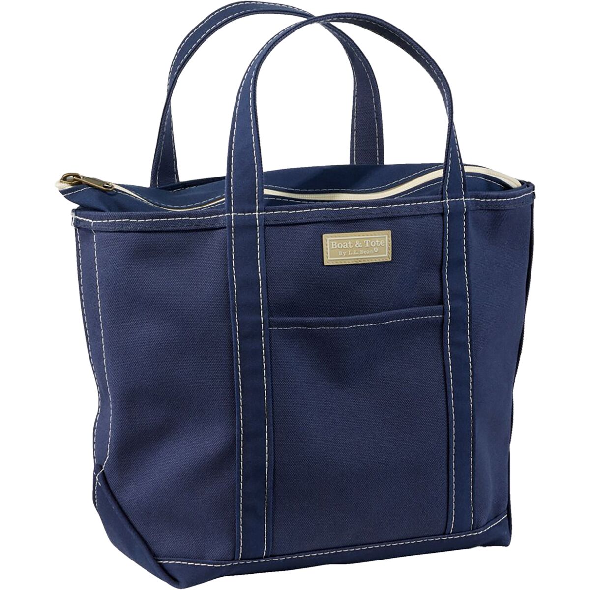 L.L.Bean Boat and Tote Zip-Top Pocket Medium Blue/Blue, One Size