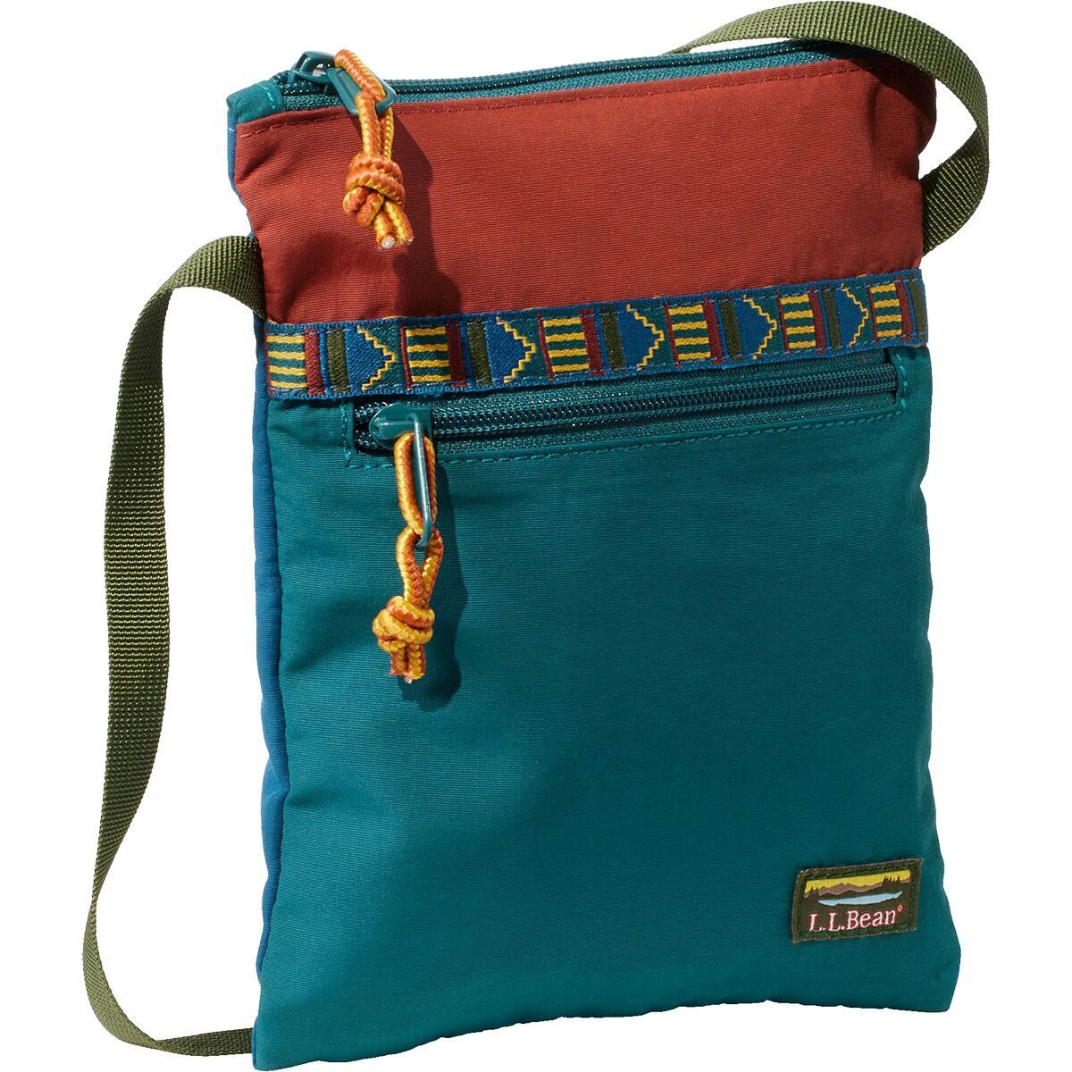 Image of L.L.Bean Mountain Classic Crossbody Bag Multi Spruce/Tuscan Olive, One Size