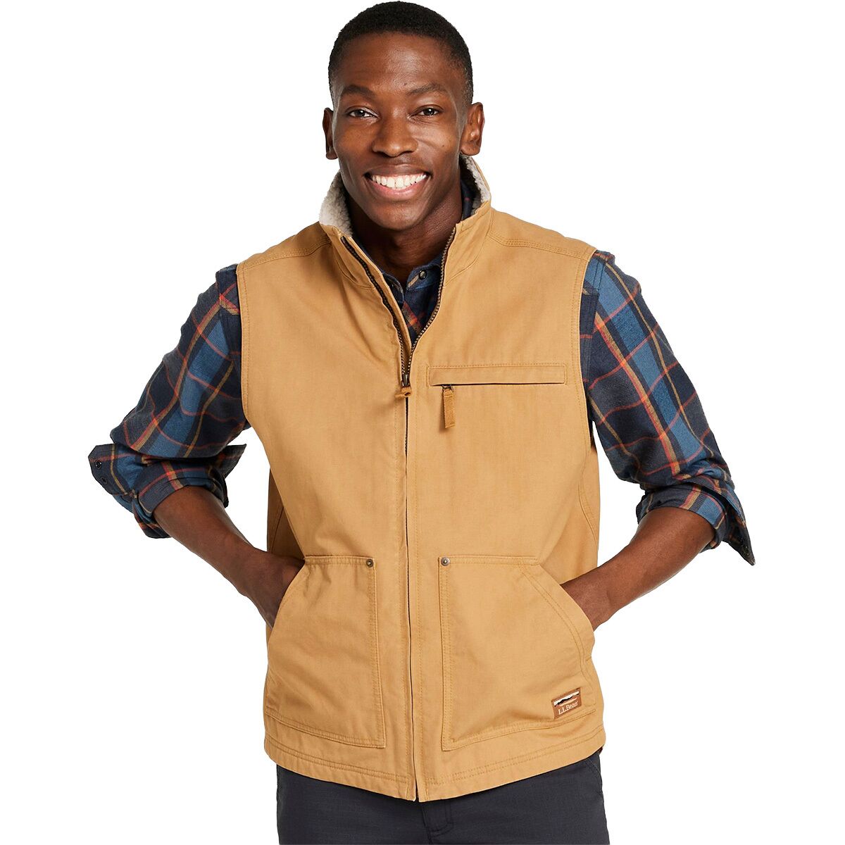 L.L.Bean Bean's Utility Vest - Men's Marsh Brown, XXL