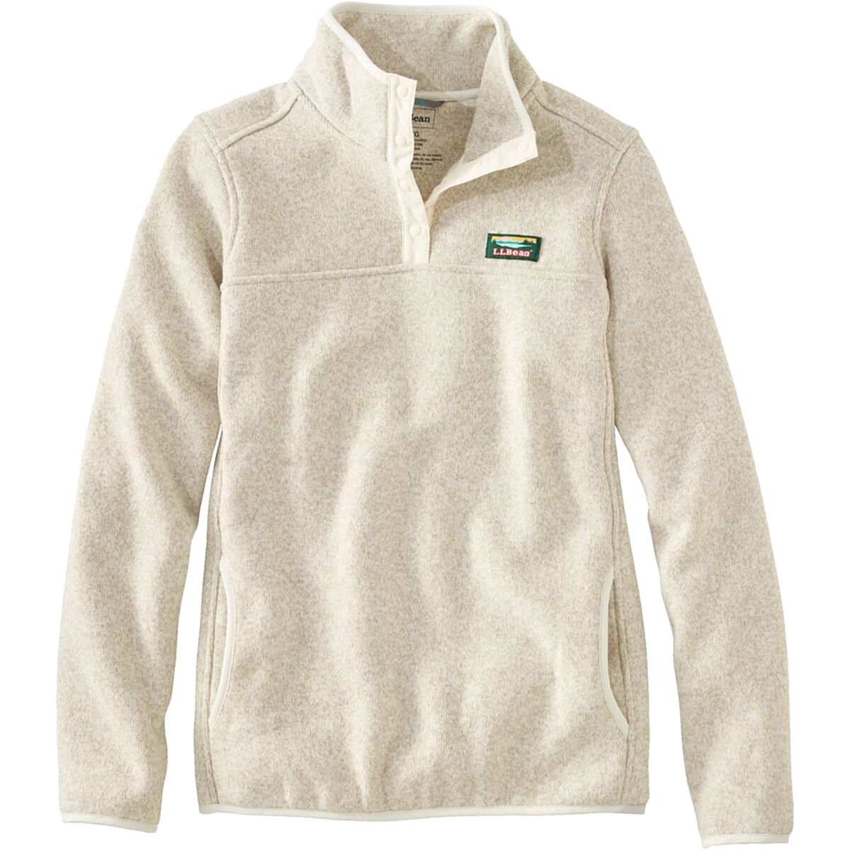Image of L.L.Bean Bean's Sweater Fleece Pullover - Women's Sailcloth, M