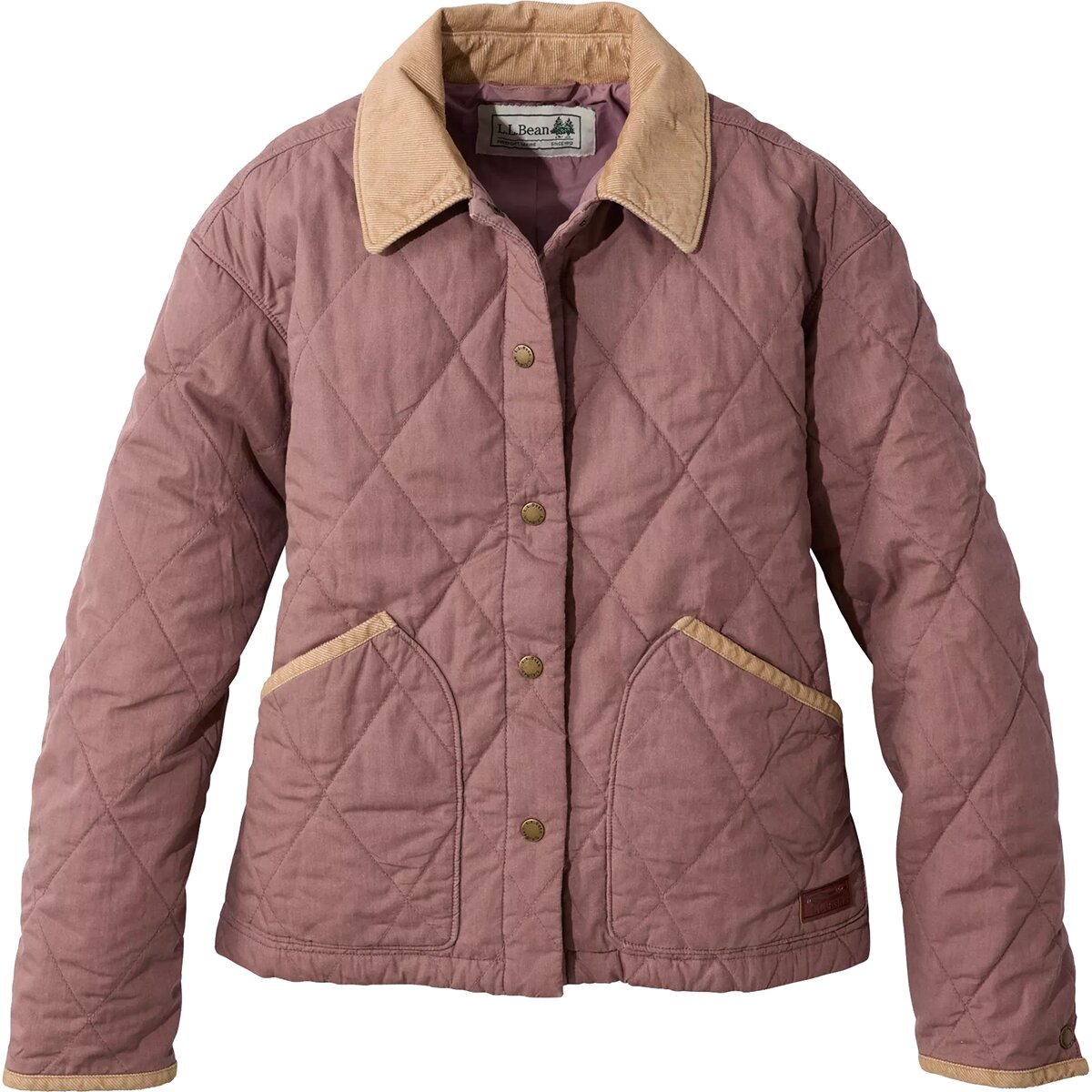 Image of L.L.Bean Insulated Quilted Field Jacket - Women's Smoky Mauve, XL