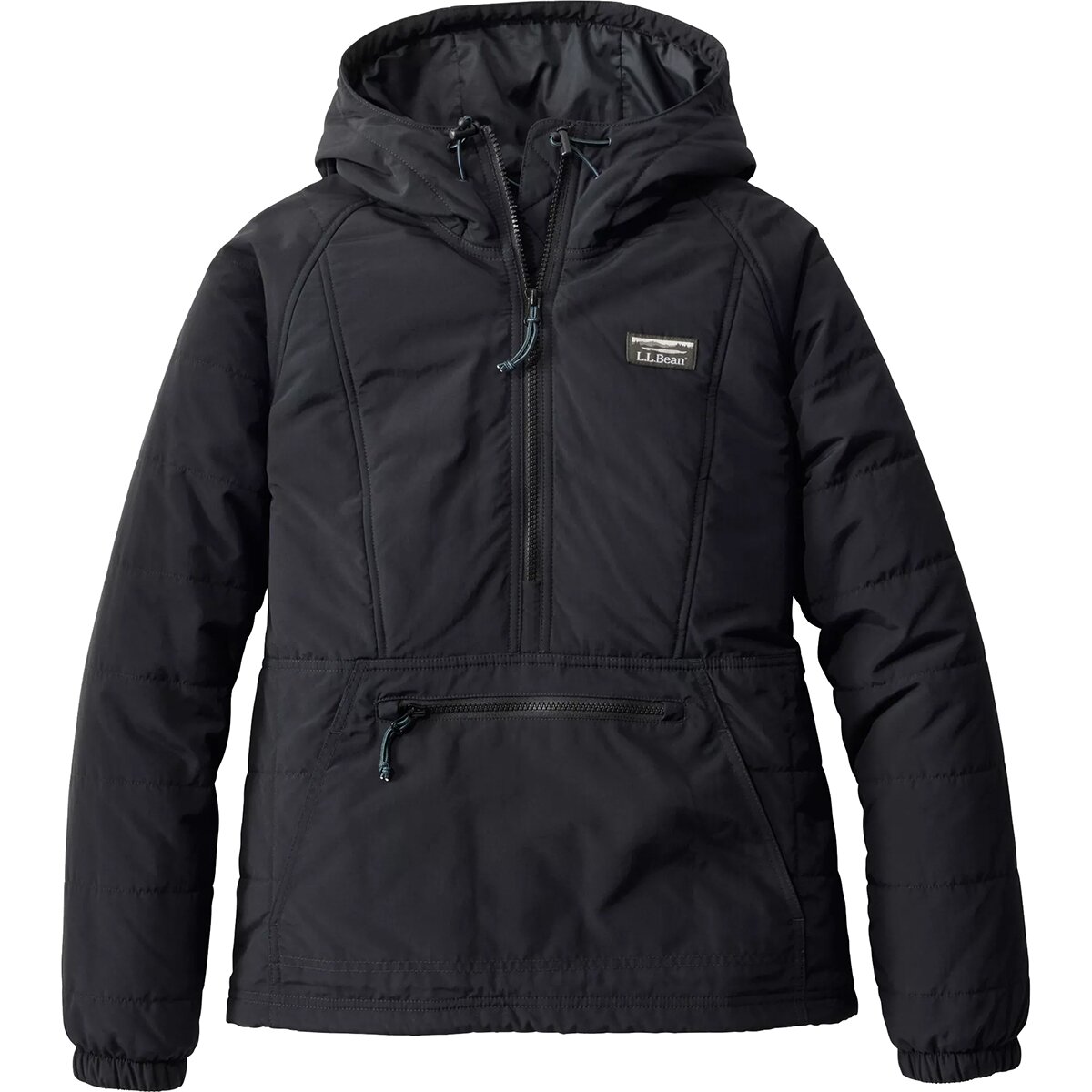 Image of L.L.Bean Mountain Classic Insulated Anorak - Women's Midnight Black, XS