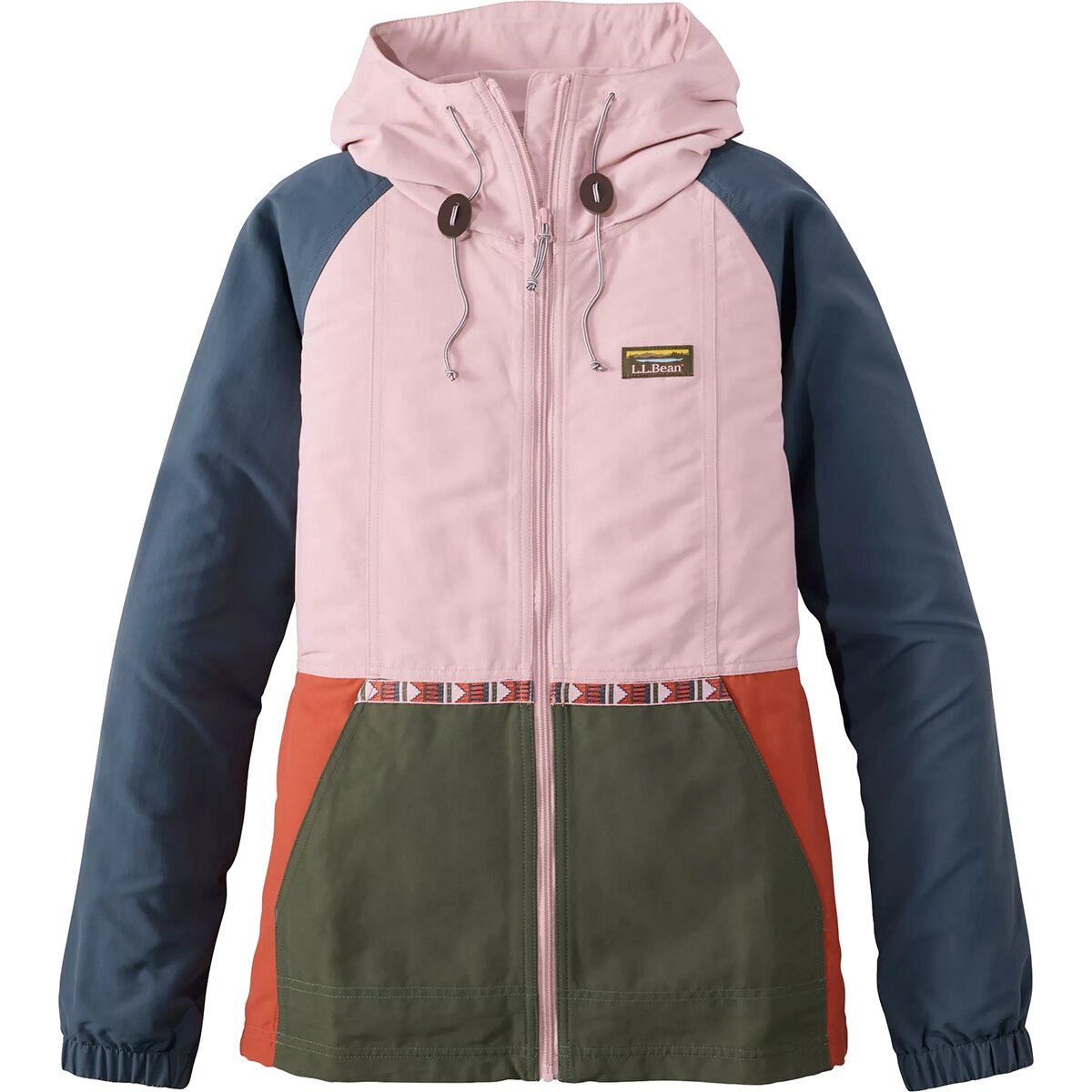 Image of L.L.Bean Mountain Classic Multi Color Jacket - Women's Antique Lilac/Thyme, XL