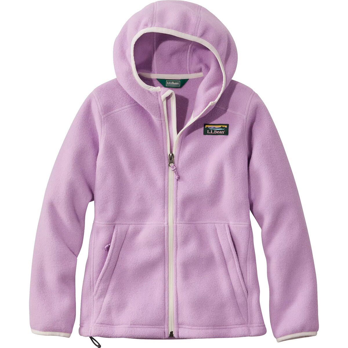 Image of L.L.Bean Mountain Classic Hooded Fleece Jacket - Little Kids' Lilac, S/4