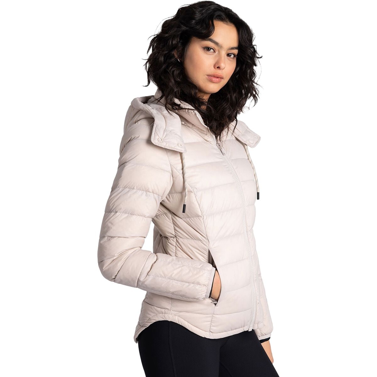 LY VAREY LIN New Autumn Winter Hooded Ultra Light Down Jacket Women Casual  Patchwork White Duck Down Coat Loose Warm Outwear