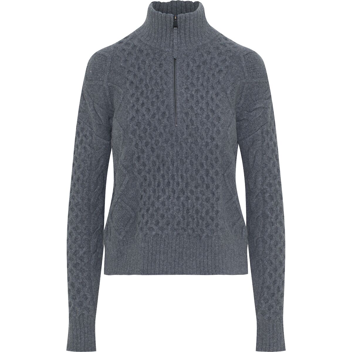 Image of Lole Camila 1/2-Zip Sweater - Women's Medium Grey Heather, L