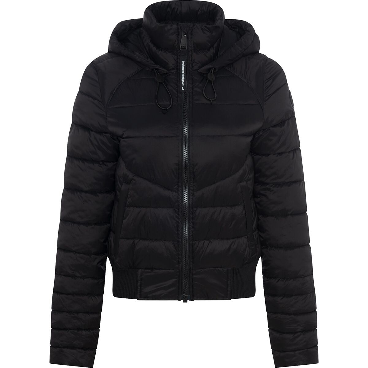 Lole Eli Synth Down Bomber Jacket - Women's Black, L