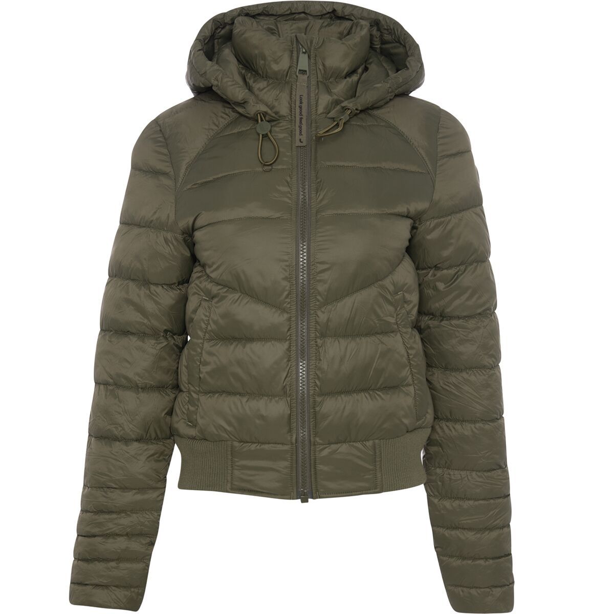 Image of Lole Eli Synth Down Bomber Jacket - Women's Moss, S