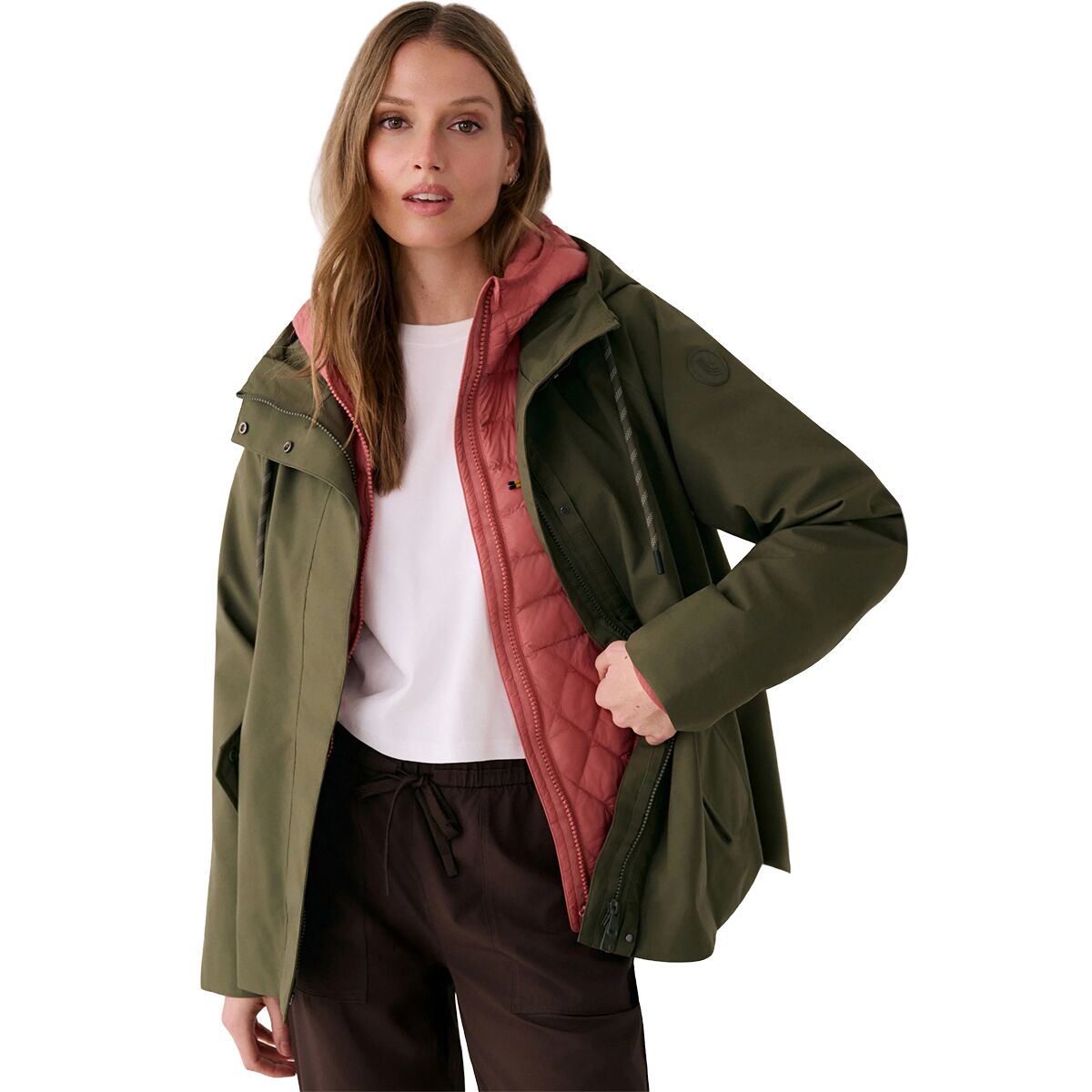 Image of Lole Lachine Rain Jacket - Women's Moss, M