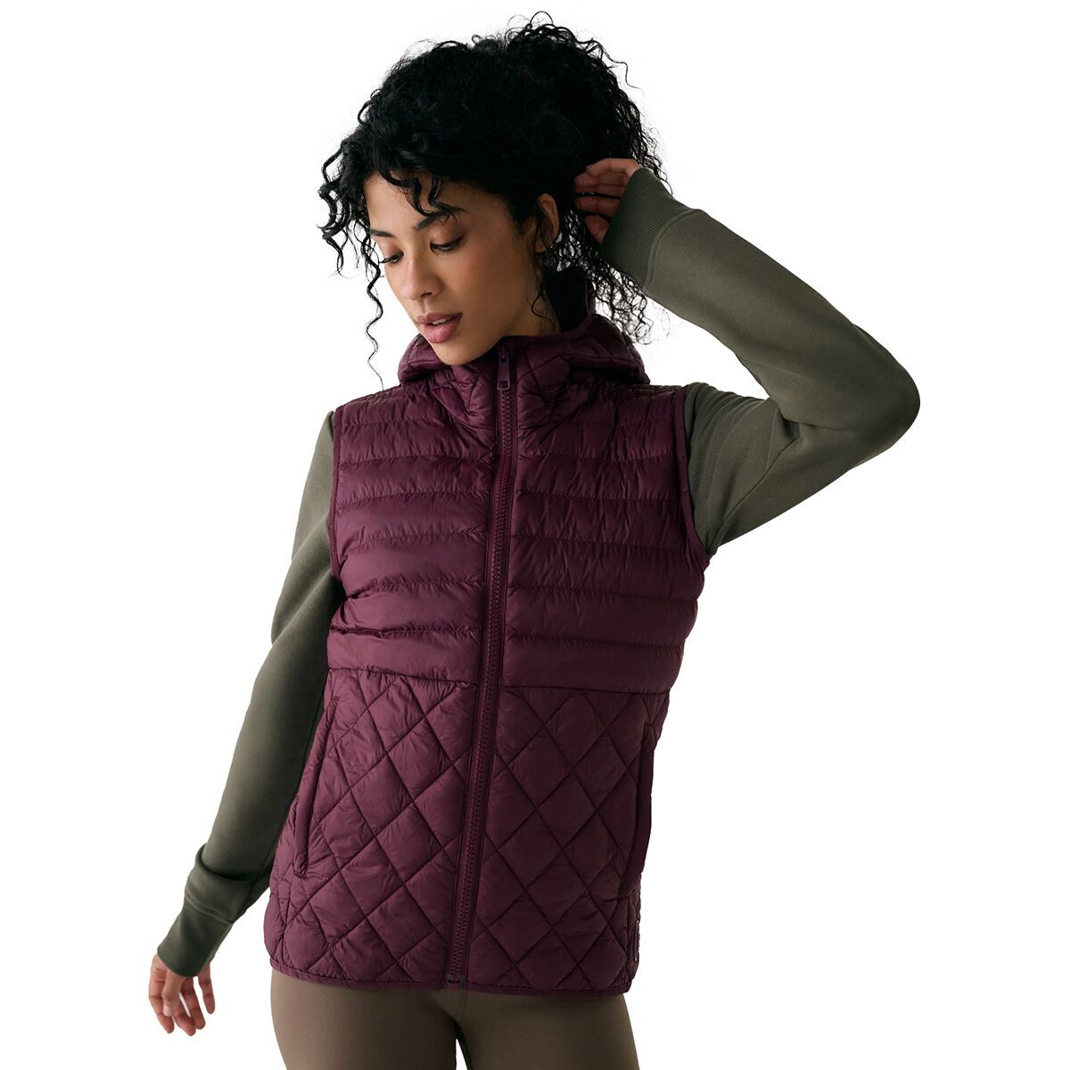 Image of Lole The Base Insulated Vest - Women's Dark Cherry, L