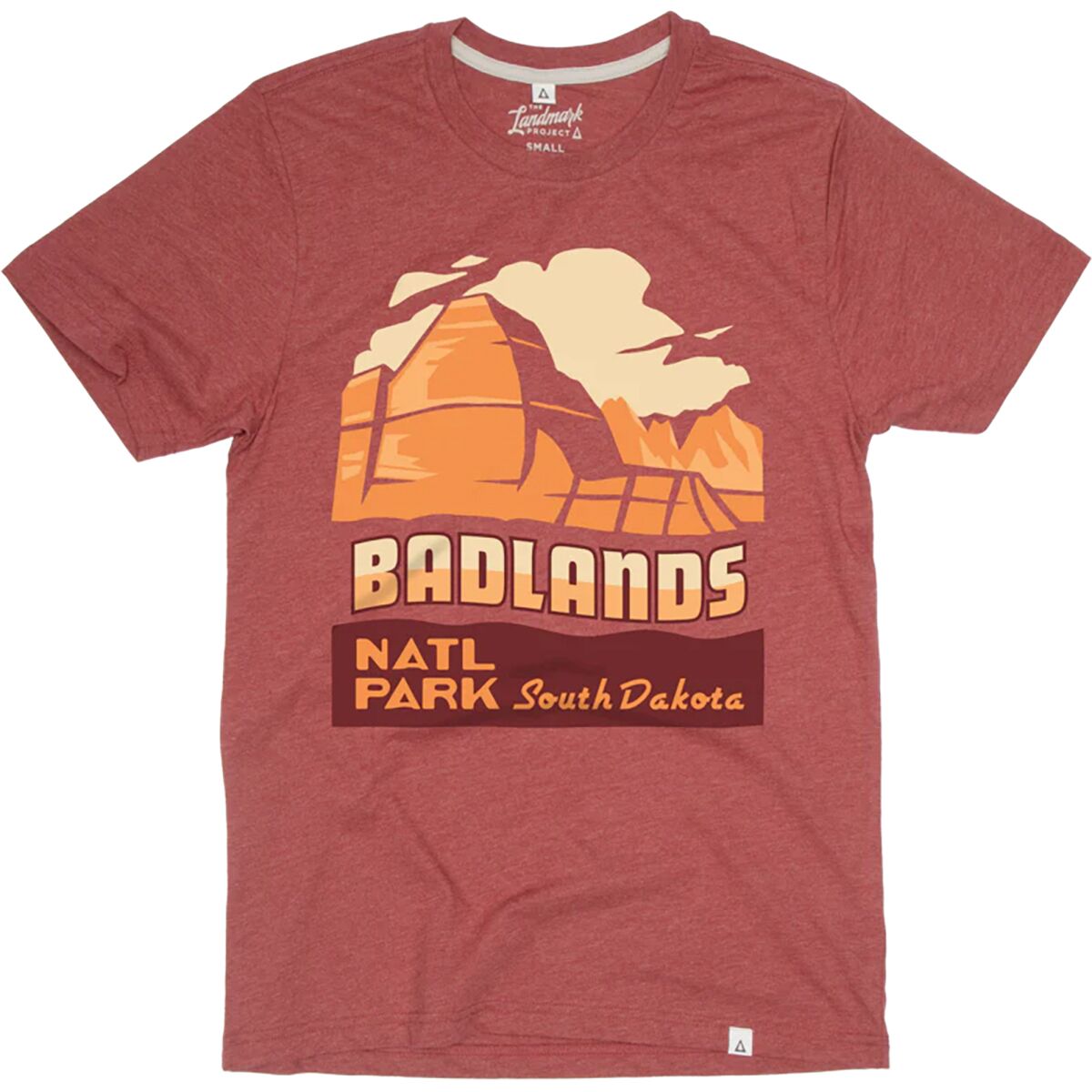 Landmark Project Landmark Project Badlands National Park Short-Sleeve T-Shirt Poppy, XXL