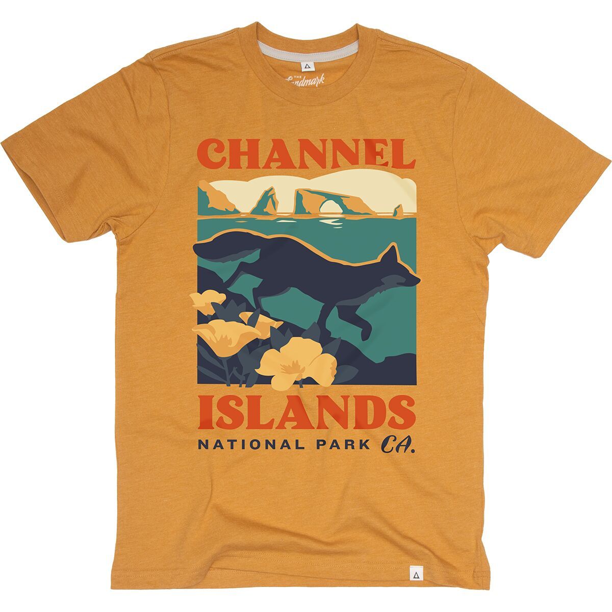 Landmark Project Channel Islands National Park Short-Sleeve T-Shirt Goldenrod, XXL