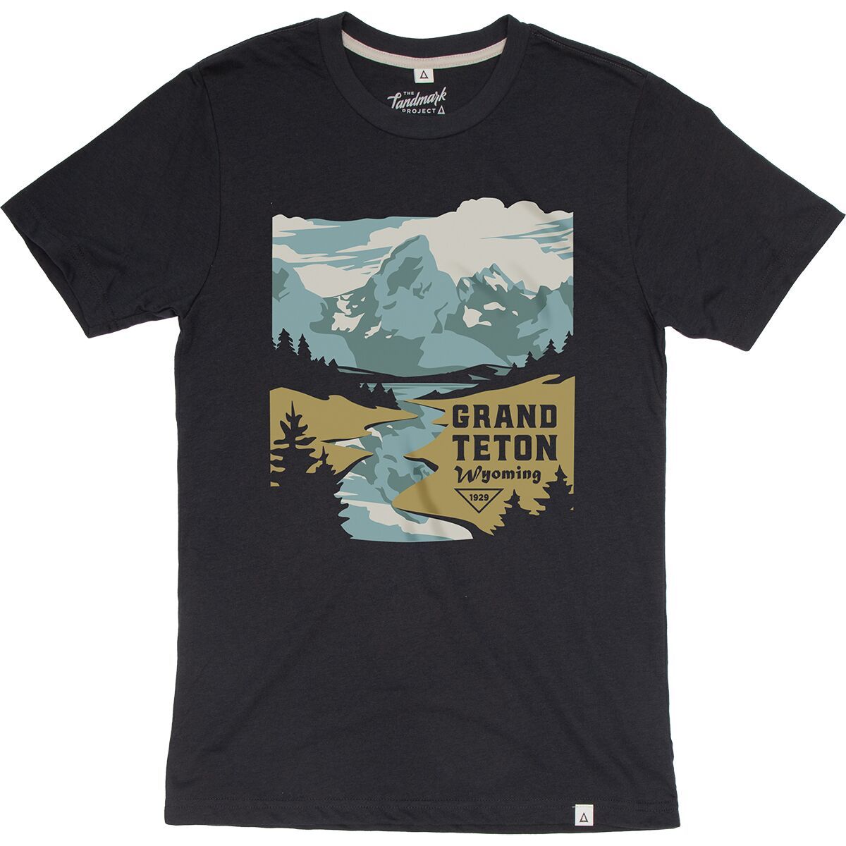 Landmark Project Grand Teton National Park Short-Sleeve T-Shirt Deep Navy, XXL