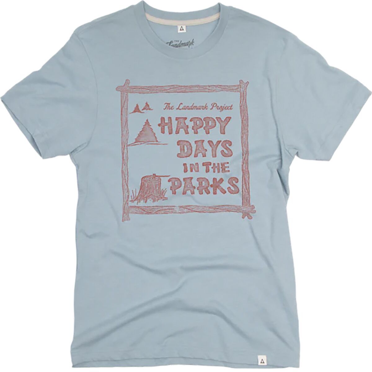 Landmark Project Happy Days Short-Sleeve T-Shirt Chambray, XXL