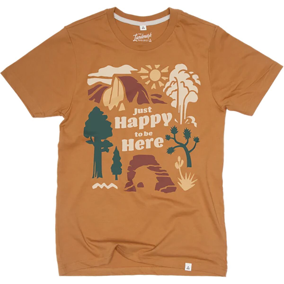 Landmark Project Just Happy To Be Here Short-Sleeve T-Shirt Canyon, M