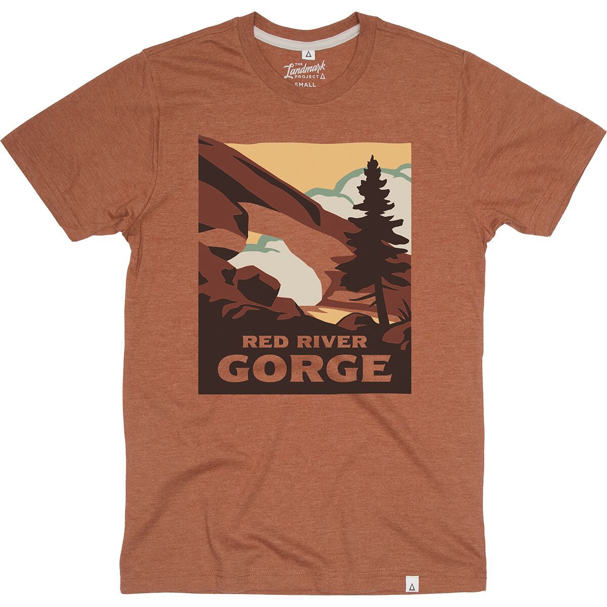 Landmark Project Red River Gorge Arch Short-Sleeve T-Shirt Clay, S