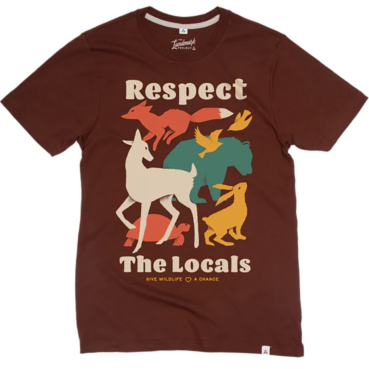 Landmark Project Respect The Locals Short-Sleeve T-Shirt Redwood, M