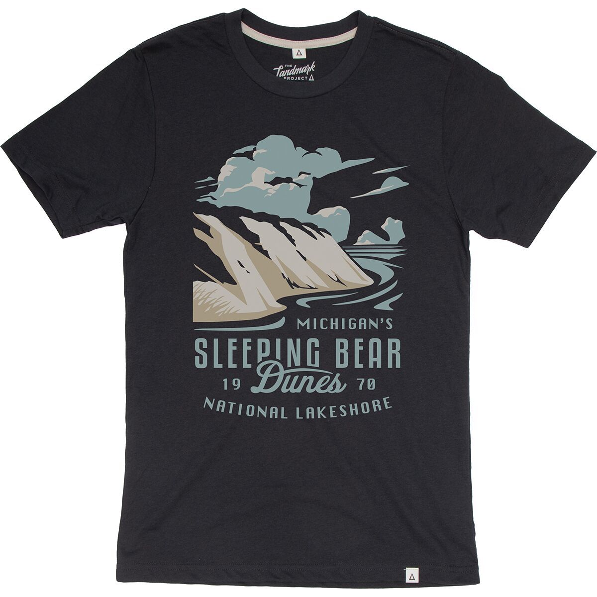 Landmark Project Sleeping Bear Dunes Short-Sleeve T-Shirt Deep Navy, XS