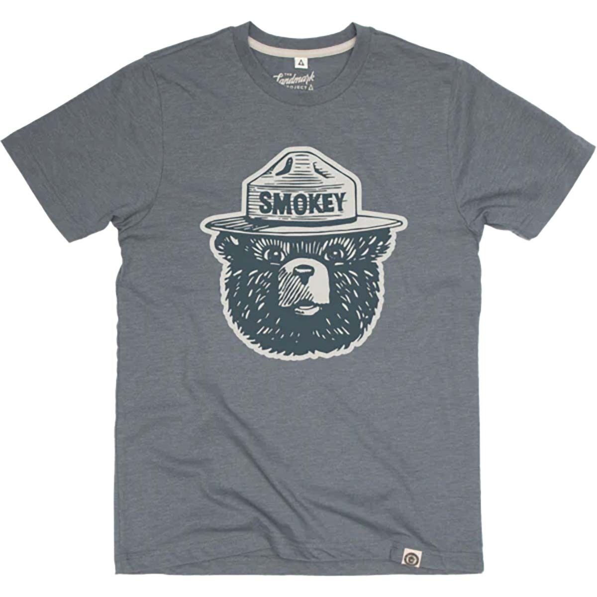 Landmark Project Smokey Logo Short-Sleeve T-Shirt Manatee, XL