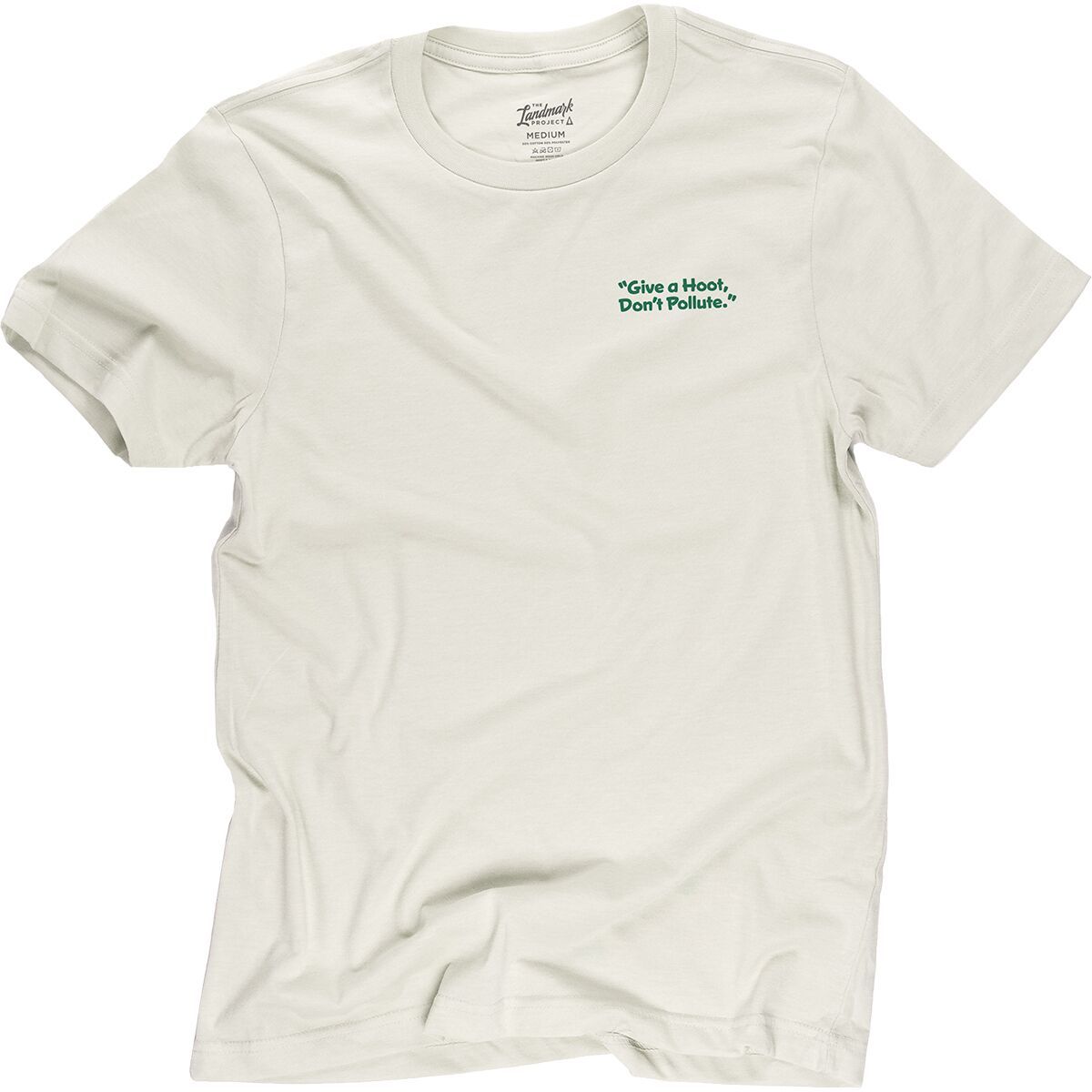 Landmark Project Woodsy Says Short-Sleeve T-Shirt Dune, XS