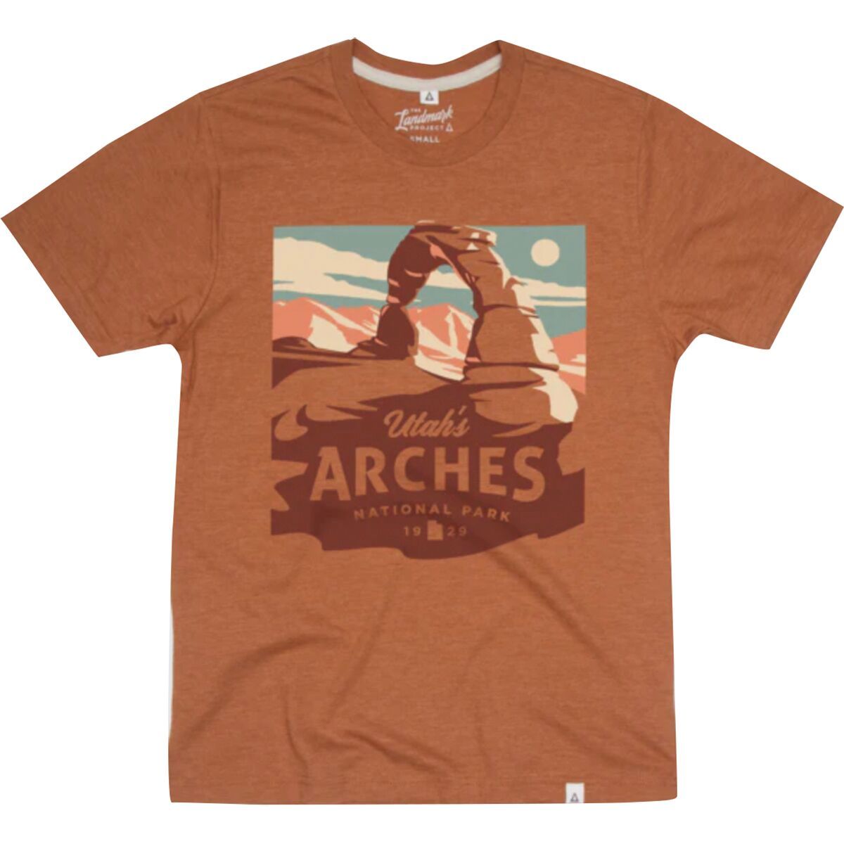 Landmark Project Arches National Park T-Shirt Clay, XL