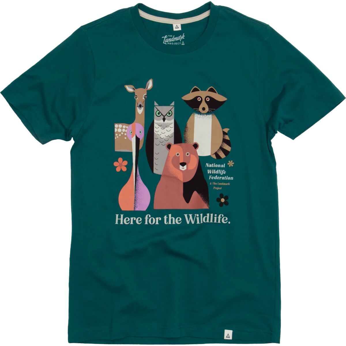 Landmark Project Here for the Wildlife T-Shirt Verdant, M