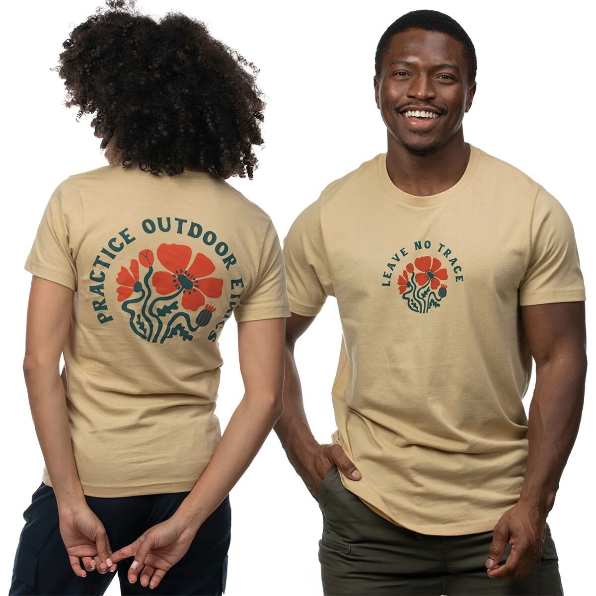 Landmark Project Leave No Trace T-Shirt Fossil, XL