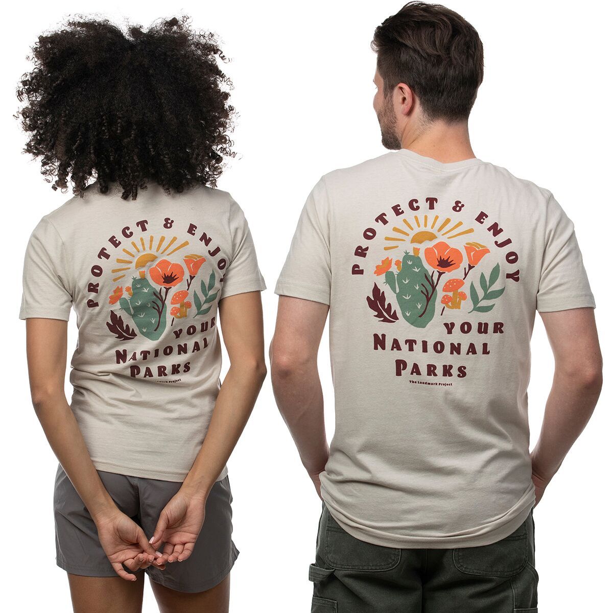 Landmark Project Protect And Enjoy T-Shirt Dune, XL