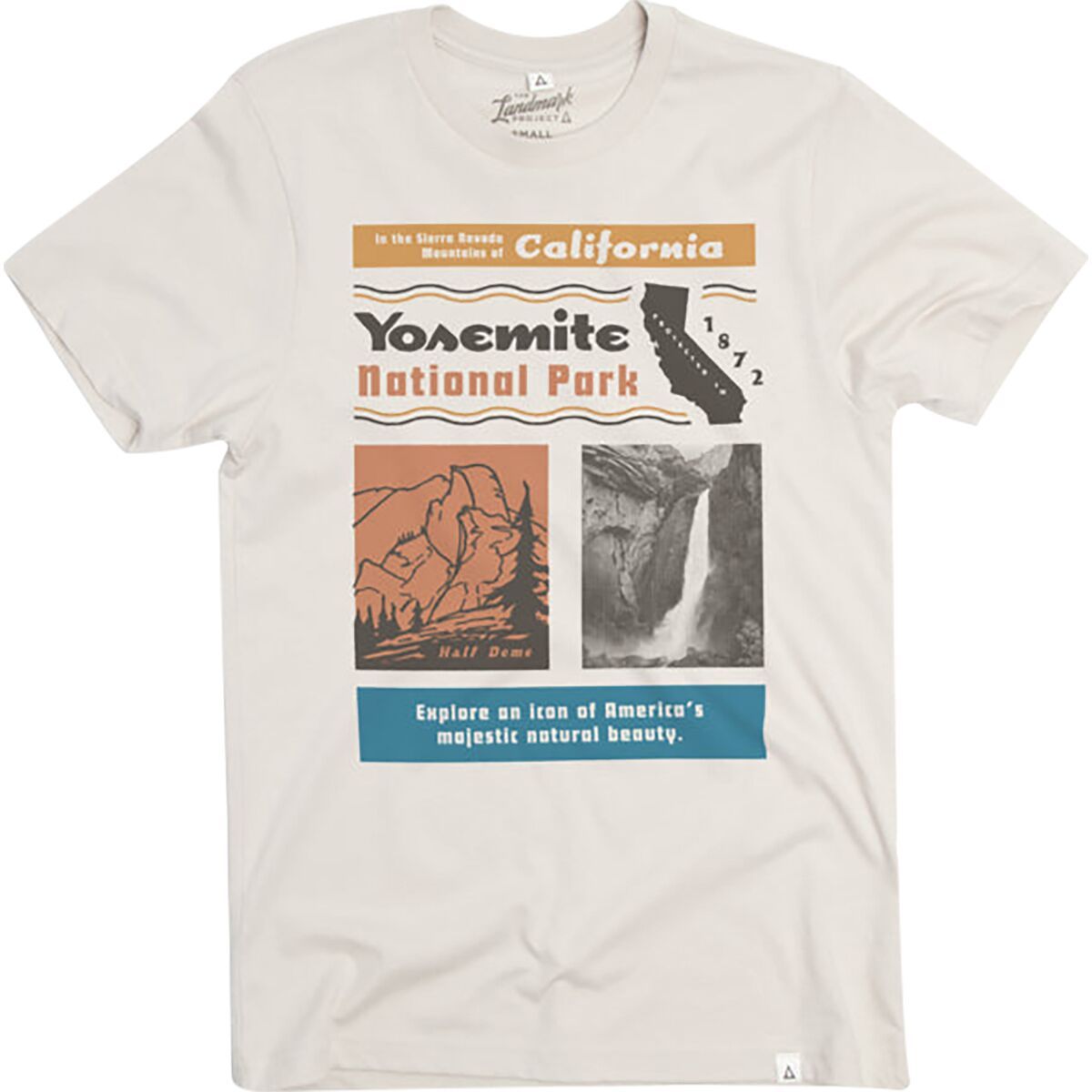 Landmark Project Yosemite Collage T-Shirt Dune, S