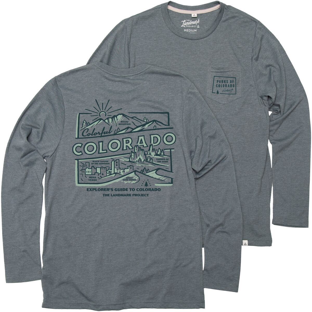 Landmark Project Explore Colorado Long-Sleeve Pocket T-Shirt
