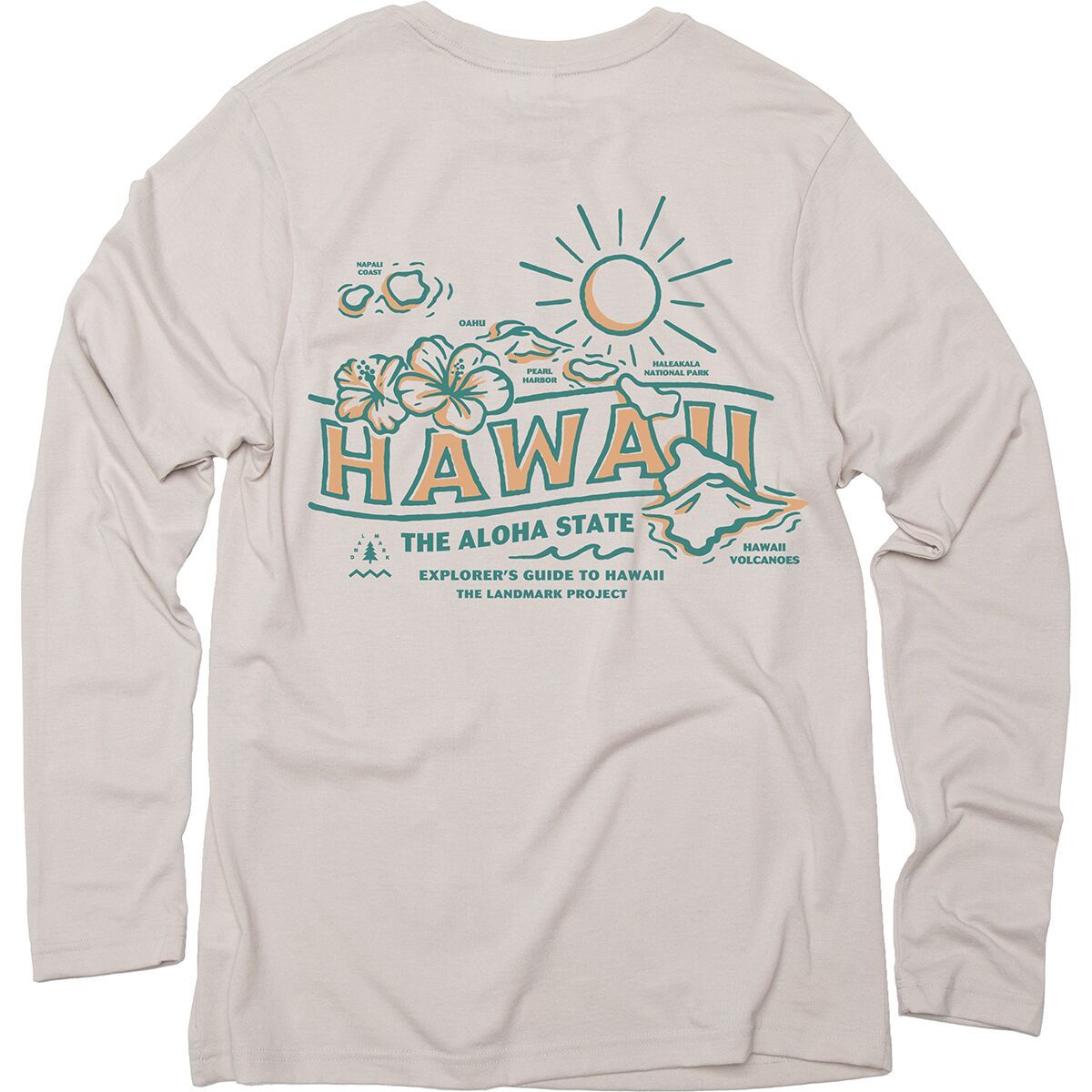 Landmark Project Explore Hawaii Long-Sleeve Pocket T-Shirt Dune, XXL