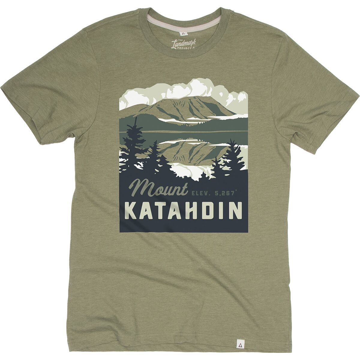 Landmark Project Mount Katahdin Short-Sleeve T-Shirt Cactus, S