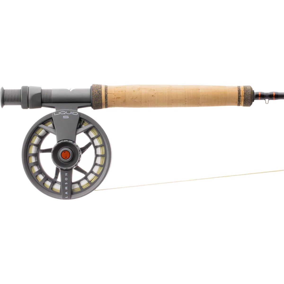 Image of Lamson Liquid Fly Rod and Reel Outfit With Line, 8 Weight, 9ft