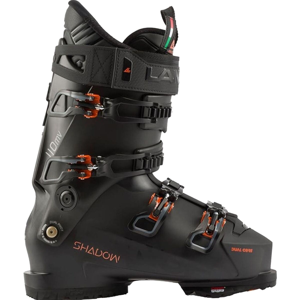 Lange Shadow 110 MV GW Ski Boot - 2025 Black/Orange, 30.5