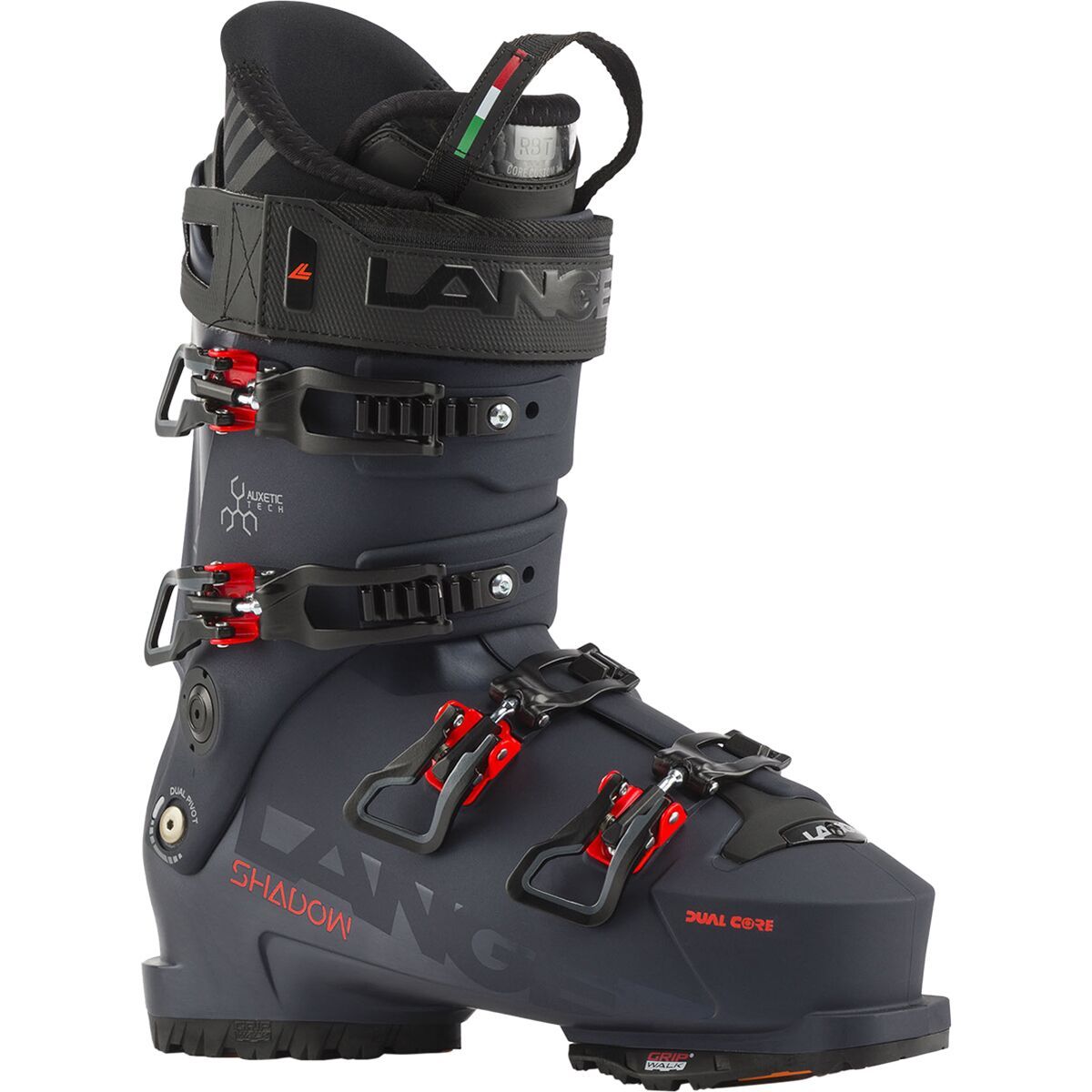 Lange Shadow 130 LV GW Ski Boot- 2025 Shadow/Blue, 29.5